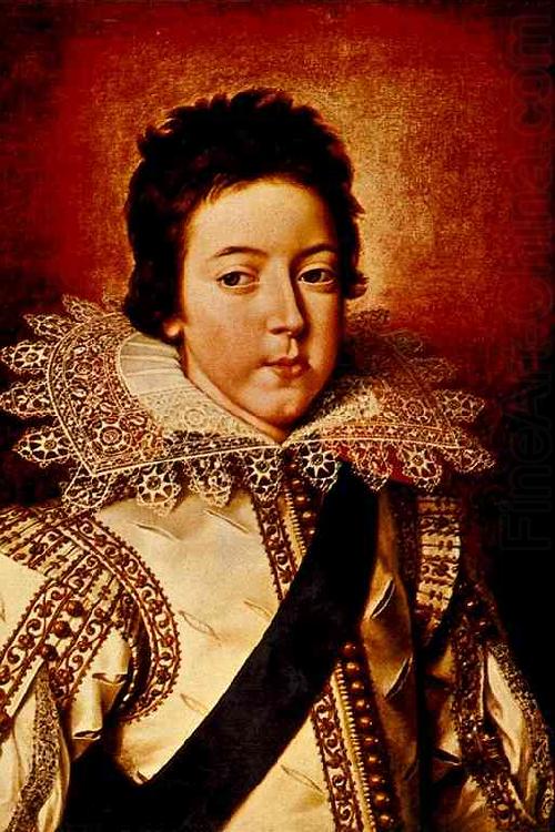 Frans Pourbus Louis XIII as the Dauphin